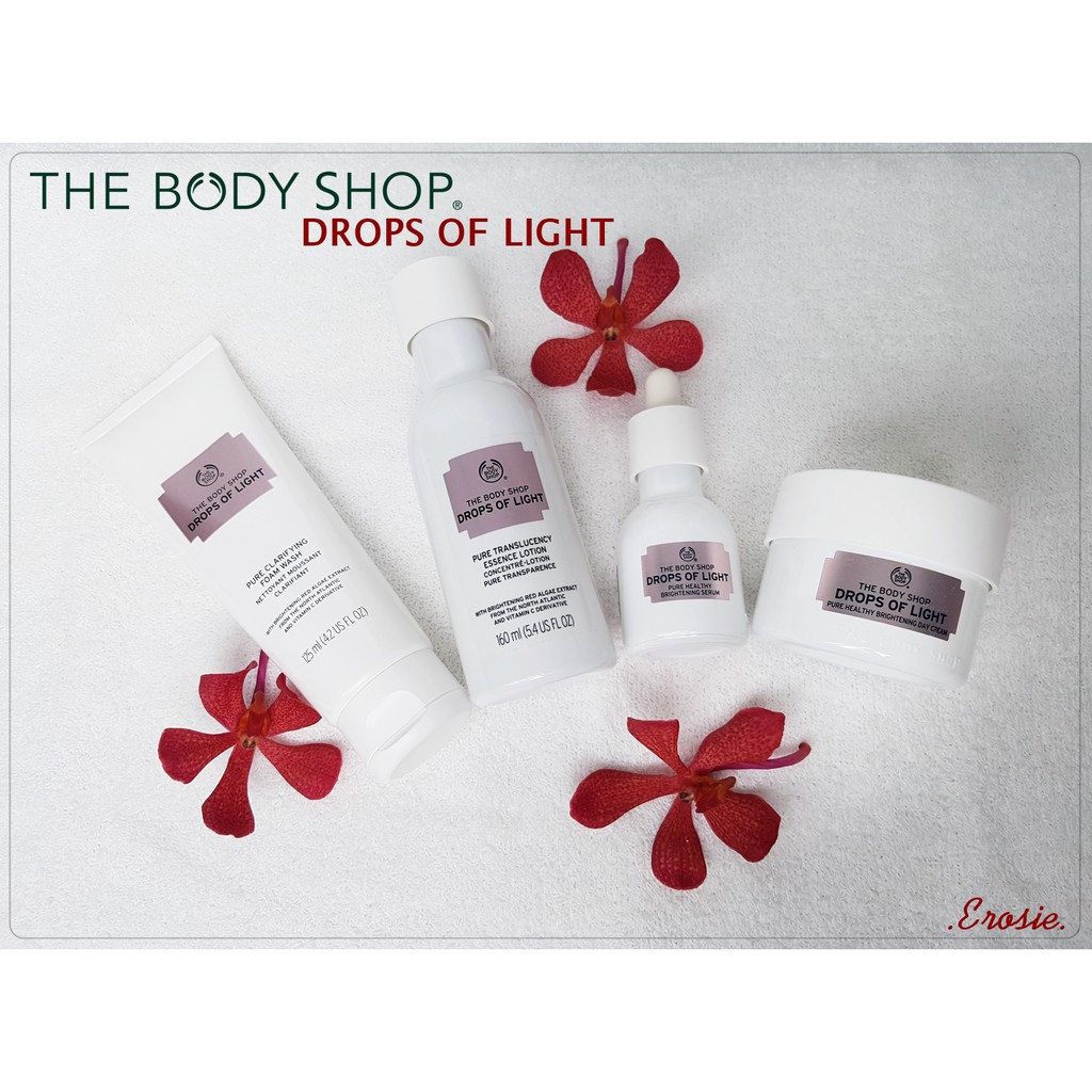 (Tách set) Bộ dưỡng sáng da The Body Shop Drops of Light