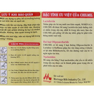 [CHÍNH HÃNG] Sữa Bột Morinaga Chilmil 2 - Hôp 320g