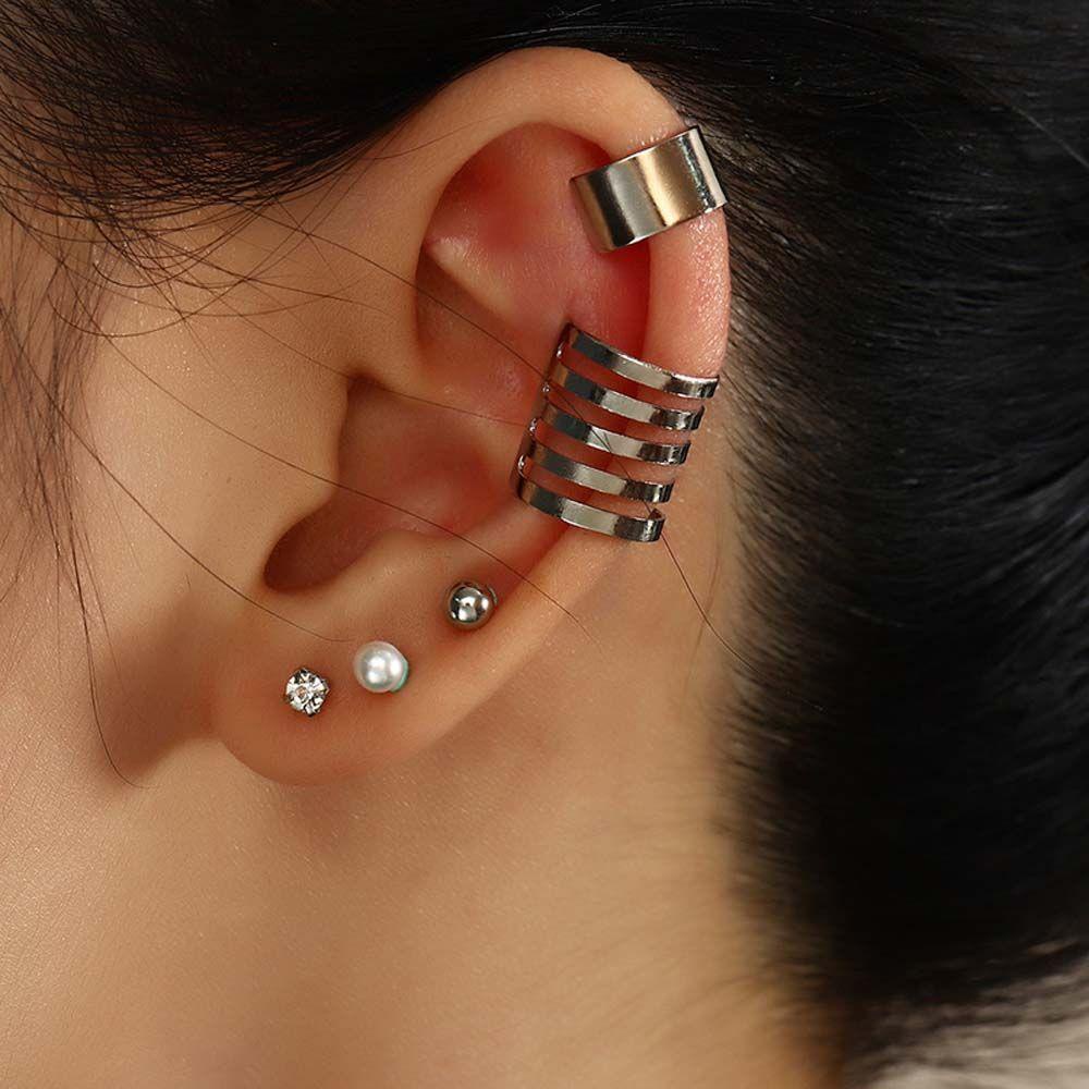 Bông Tai Dạng Kẹp Hình Chiếc Lá Không Cần Lỗ Nhỏ Xinh Thời Trang Cho Nữ|Khuyên Kẹp Vành Tai Thời Trang Cá Tính