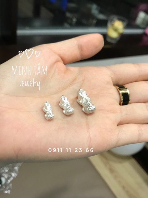 Tỳ hưu bạc ta size mini-Minh Tâm Jewelry