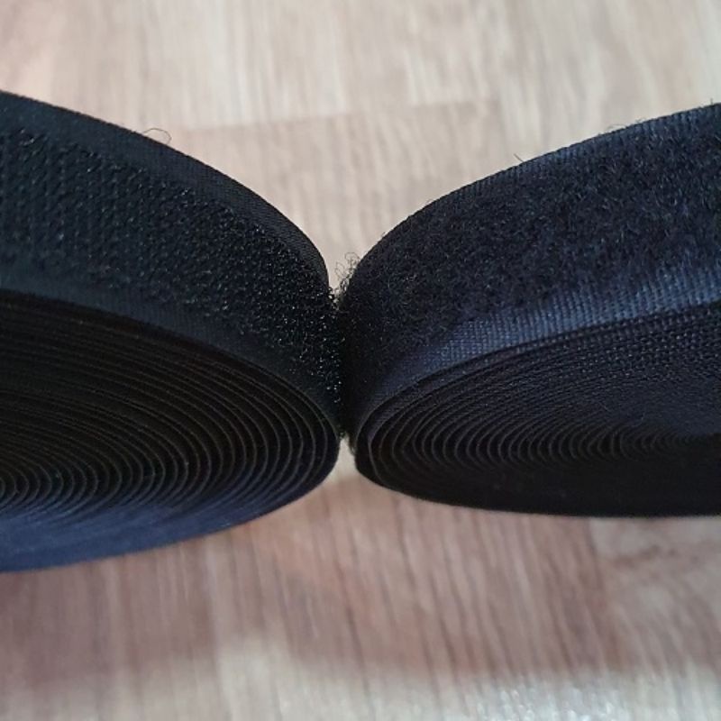 1m Băng Dán Xé Bản 2cm Trắng Đen