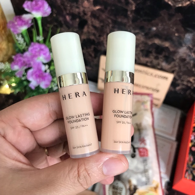 Kem nền Hera Glow lasting foundation mini 5ml N.23