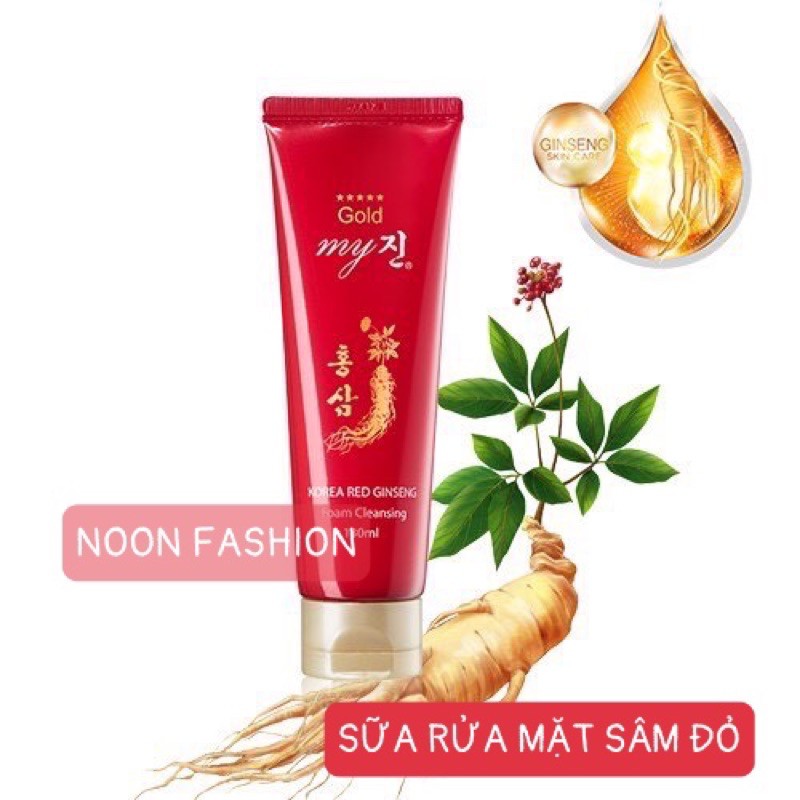 SỮA RỬA MẶT SÂM ĐỎ (HỒNG SÂM MY GOLD) - Noon Fashion