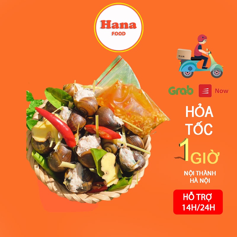 Ốc nhồi thịt đóng khay [ Hỏa tốc hà nội ] [ Hana Food ]