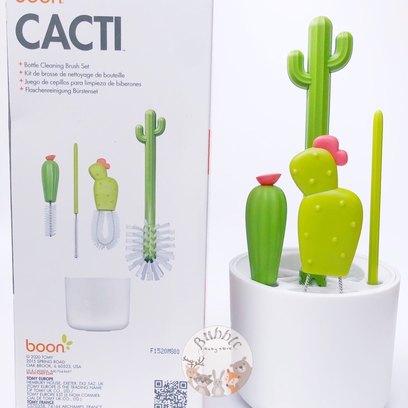 Bộ cọ rửa bình sữa Boon Cacti