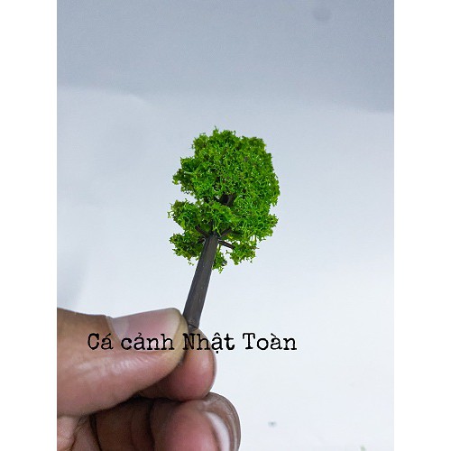 CÂY THÔNG NHỰA NHÂN TẠO TRANG TRÍ BỂ CÁ TIỂU CẢNH CAO 6CM