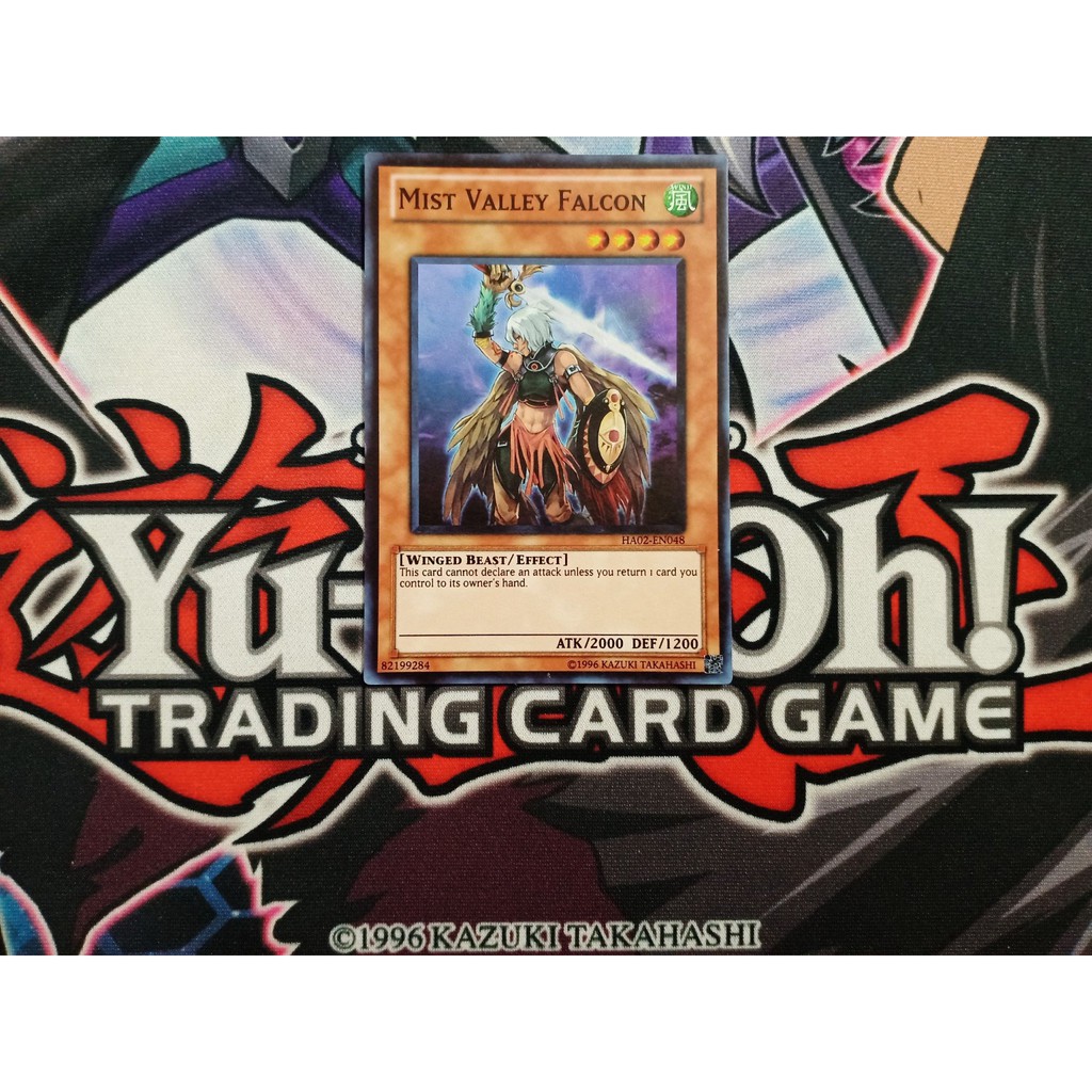 Thẻ bài Yugioh chính hãng - Mist Valley Falcon - HA02-EN048 - Super Rare Unlimited