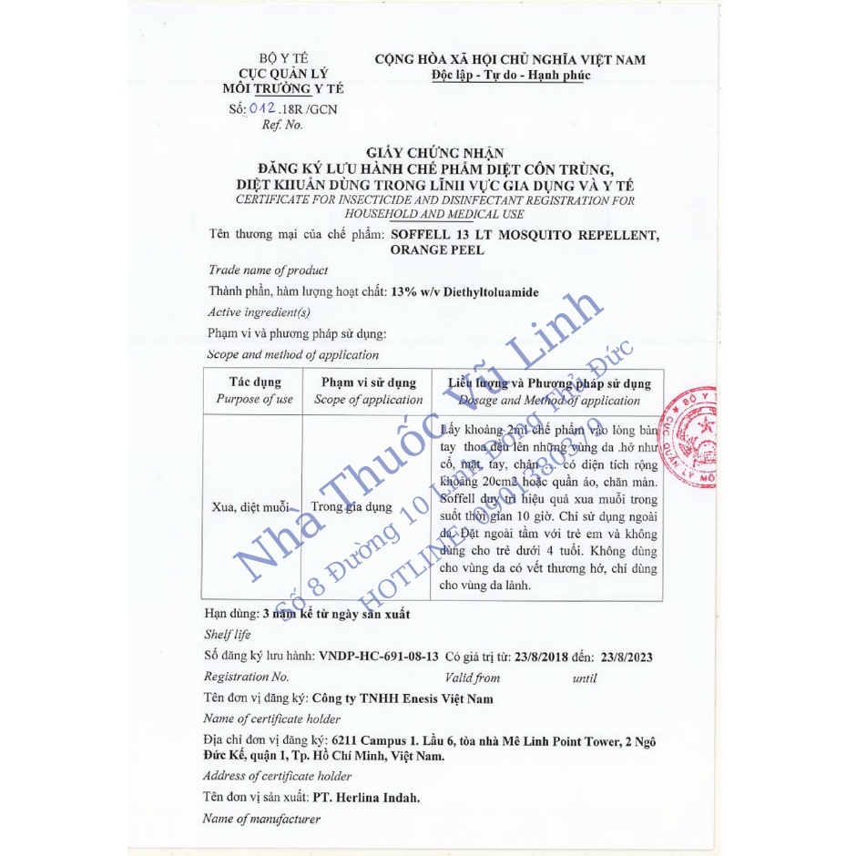 Chống Muỗi Soffell Hương Hoa/ Hương Cam Indonesia (Dạng kem 60ml) (Dạng xịt 80ml)