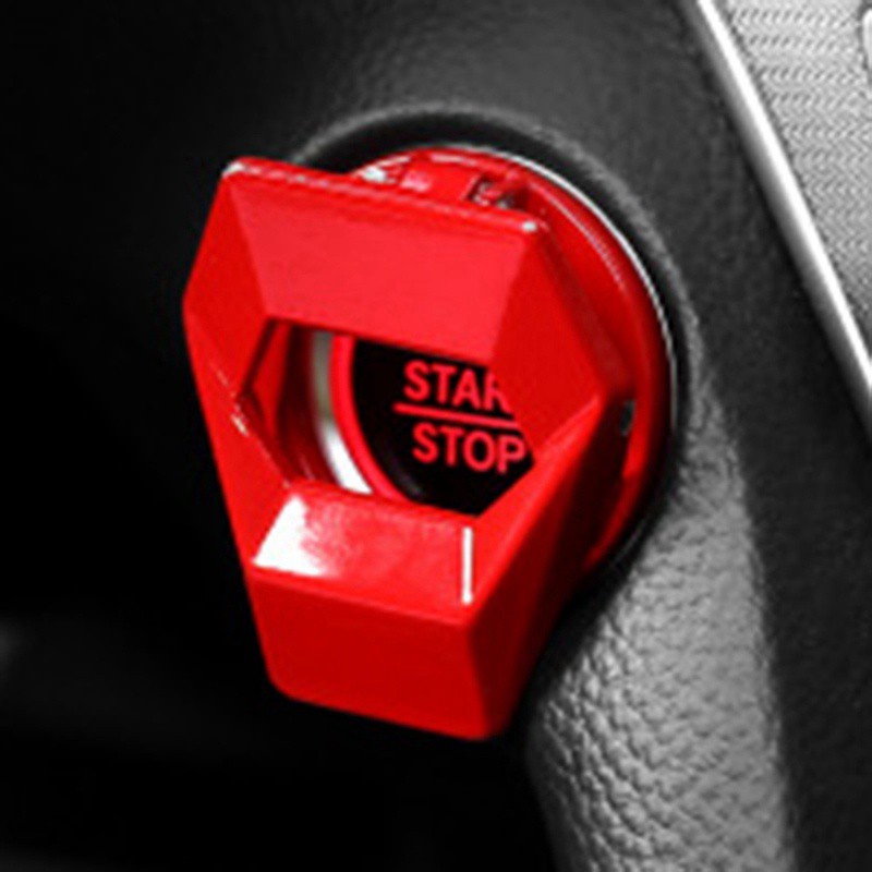 YQP Car Accessories Switch cover Universal Car Engine Start Stop Push Button Switch Decorative Cover Trim Sticker