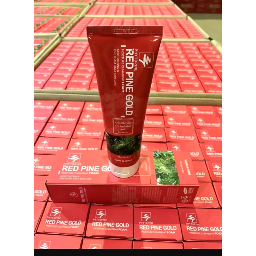 SỮA RỬA MẶT TINH DẦU THÔNG ĐỎ HÀN QUỐC RED PINE GOLD 130ML | BigBuy360 - bigbuy360.vn