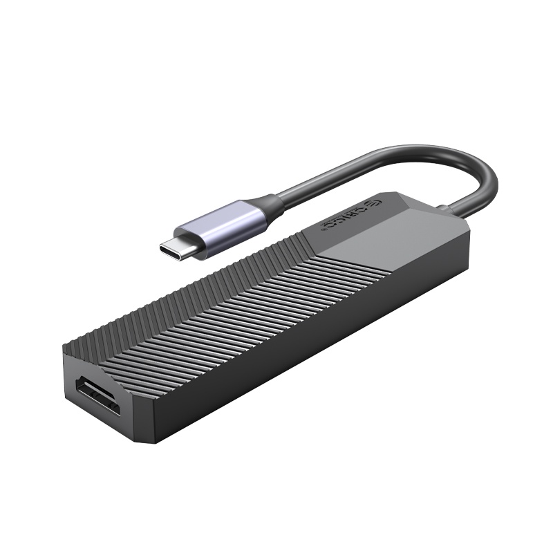 Hub USB Orico Chuyển Đổi Đa Năng 5 Trong 1 Cổng Type C Sang USB 3.0/ USB 2.0/ HDMI/ SD/ TF MDK-5P-BK-BP - Hàng Chính Hãn