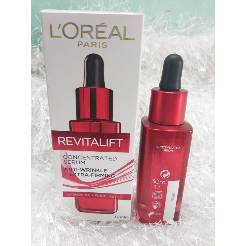 Tinh chất chống lão hóa và se khít lỗ chân lông L'Oreal Paris Revitalift Concentrated Serum 30ml