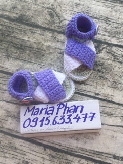 Giày len bé trai quai hậu