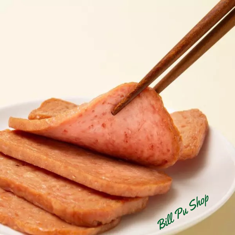 Thịt hộp Hàn Quốc - Thịt hộp LOTTE THE LUNCHEON MEAT hộp 340g [Date 07/2024]