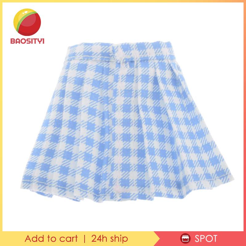 Đầm Đồ Chơi Búp Bê Baosity 1 / 6 12inch Họa Tiết Chấm Bi Trắng Đen