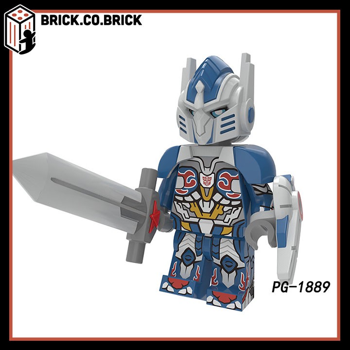 Non Lego Transformer The Last Knight Mô Hình Lắp Ráp Sáng Tạo Minifigure Robot đại chiến Bumblebee Optimus Prime PG8215