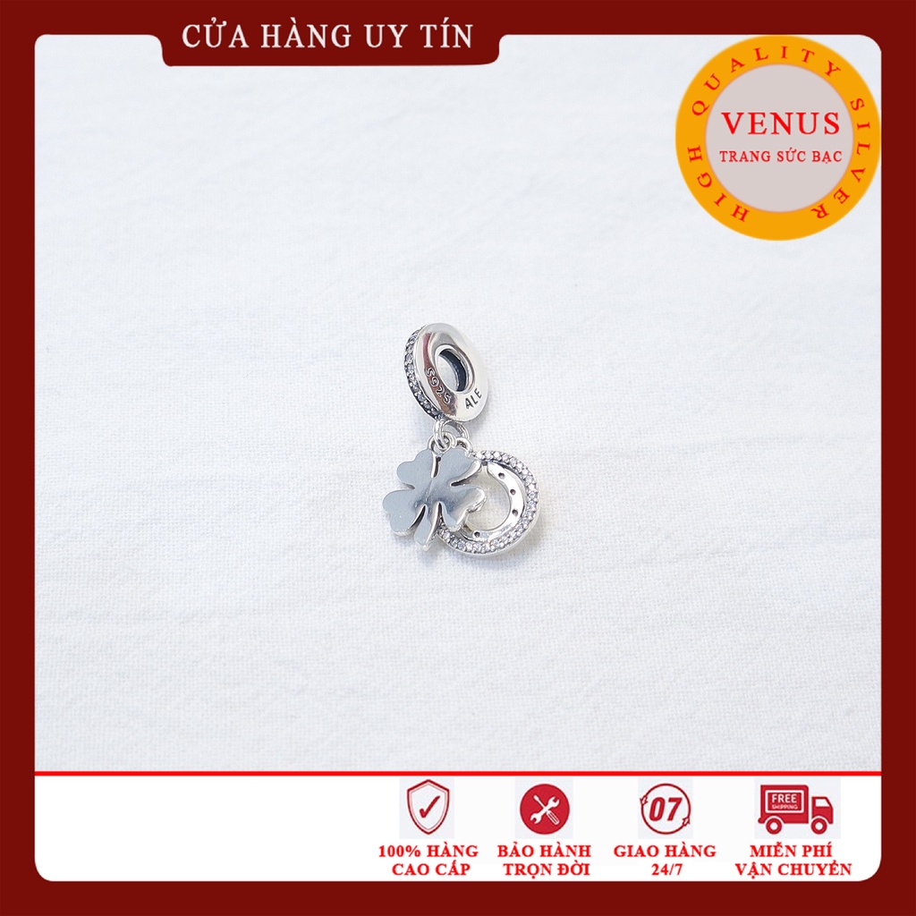 Bộ sưu tập charm cỏ 4 lá- Bạc 925 cao cấp- Mã sản phẩm VENUSTC4L