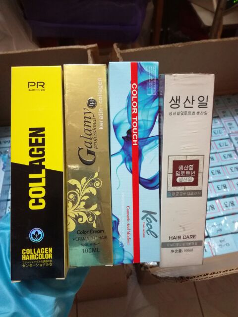 Thuốc nhuộm màu đen tự nhiên hạ nền kèm trợ dưỡng găng tay | BigBuy360 - bigbuy360.vn