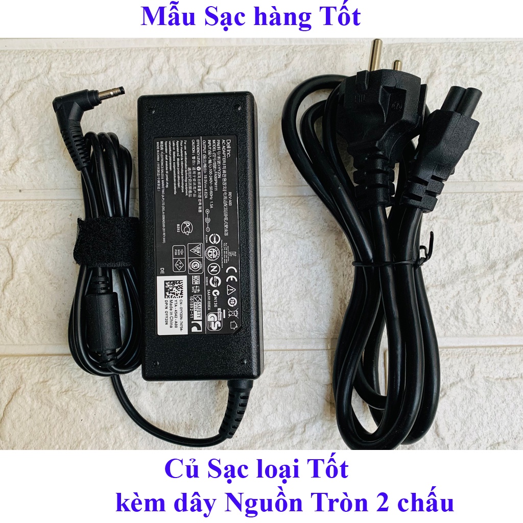 Sạc Laptop Dell Vostro 5470 5480 5460 5560 5439 19.5V 4.62A chân nhỏ new 100%