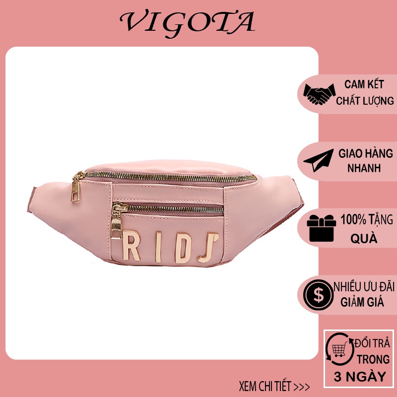 Túi Bao Tử Nữ 💖FREESHIP 50K💖 Túi Bao Tử Đeo Chéo Nữ RIDJ Phong Cách Hippie TX13