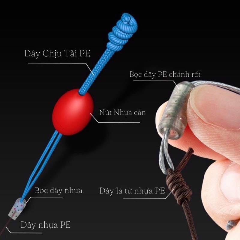 Dây Trục Câu Đài Buộc Sẵn 3260 Cước Câu Cá Tàng Hình Chuyên Câu Đài