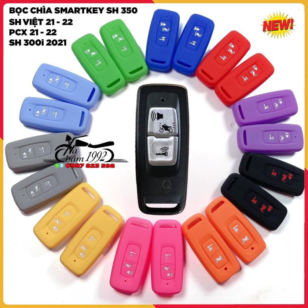 ✅ Bọc Chìa Khóa Smartkey SH Việt 2021 - 2022 125/150 , AB , LEAD, VISION ( Loại 2 Nút ) - Bọc Silicon Smartkey SH Việt ✅