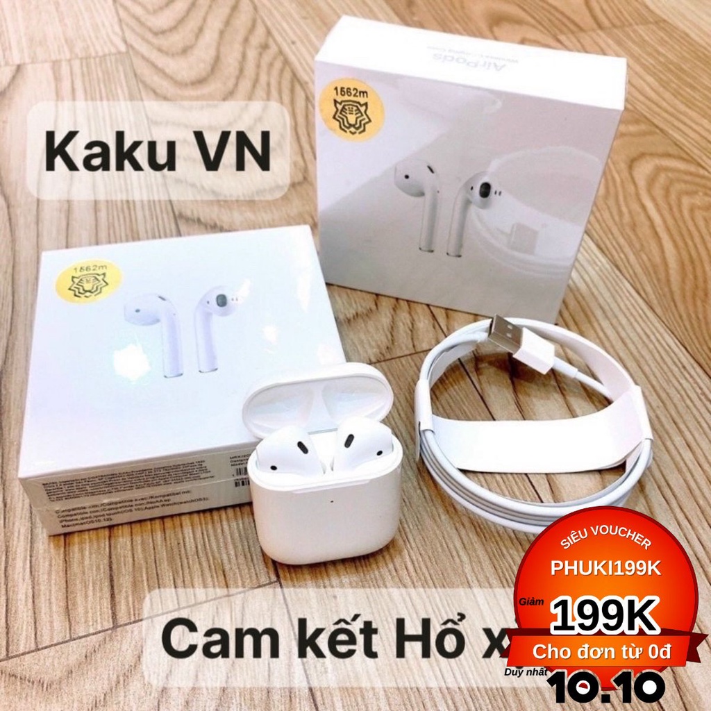 A2 Hổ Vằn chip Louda 1562m - Tai nghe không dây kết nối Bluetooth Định Vị, Đổi Tên, Sạc Không Dây