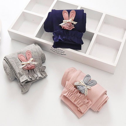 Quần Legging In HìNh Thỏ Dễ Thương Cho Bé GáI