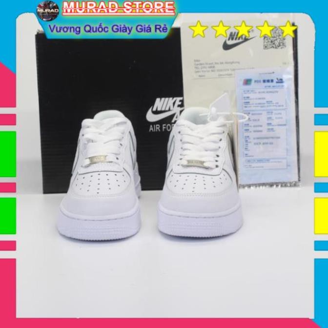 [TẶNG TẨY VỆ SINH+TẤT] Giày thể thao sneaker A F 1 trắng full box 1.1 NTT1 | BigBuy360 - bigbuy360.vn