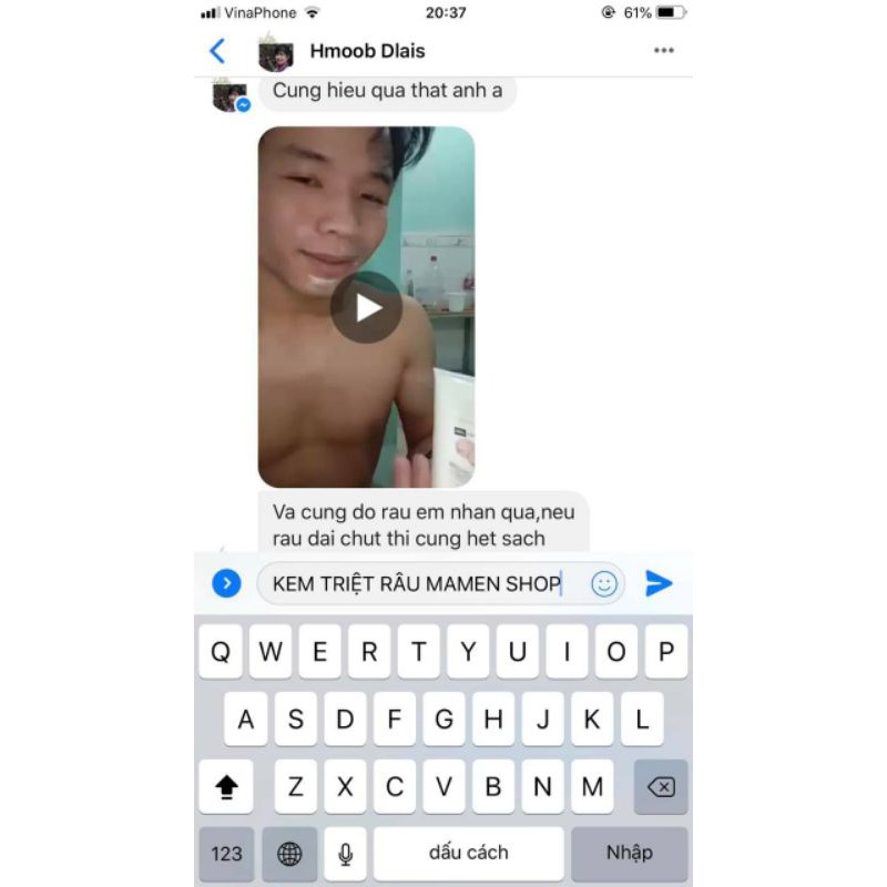 Kem Triệt Râu Lông BIKINI Tận Gốc Dưỡng Da Từ Thiên Nhiên 120ml Tặng kèm serum