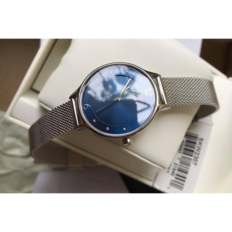 Đồng hồ nữ  Skagen - Máy Quartz - Mặt kính cứng - Dây mềm ôm tay