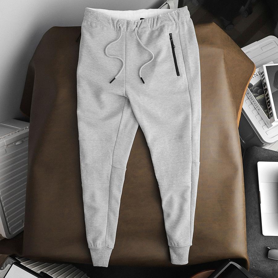 Quần Jogger Nam Scott Basic Trơn Tùi Zip Năng Động Chất Vải Cotton Pique Thoải Mái Form Regular - FAPAS