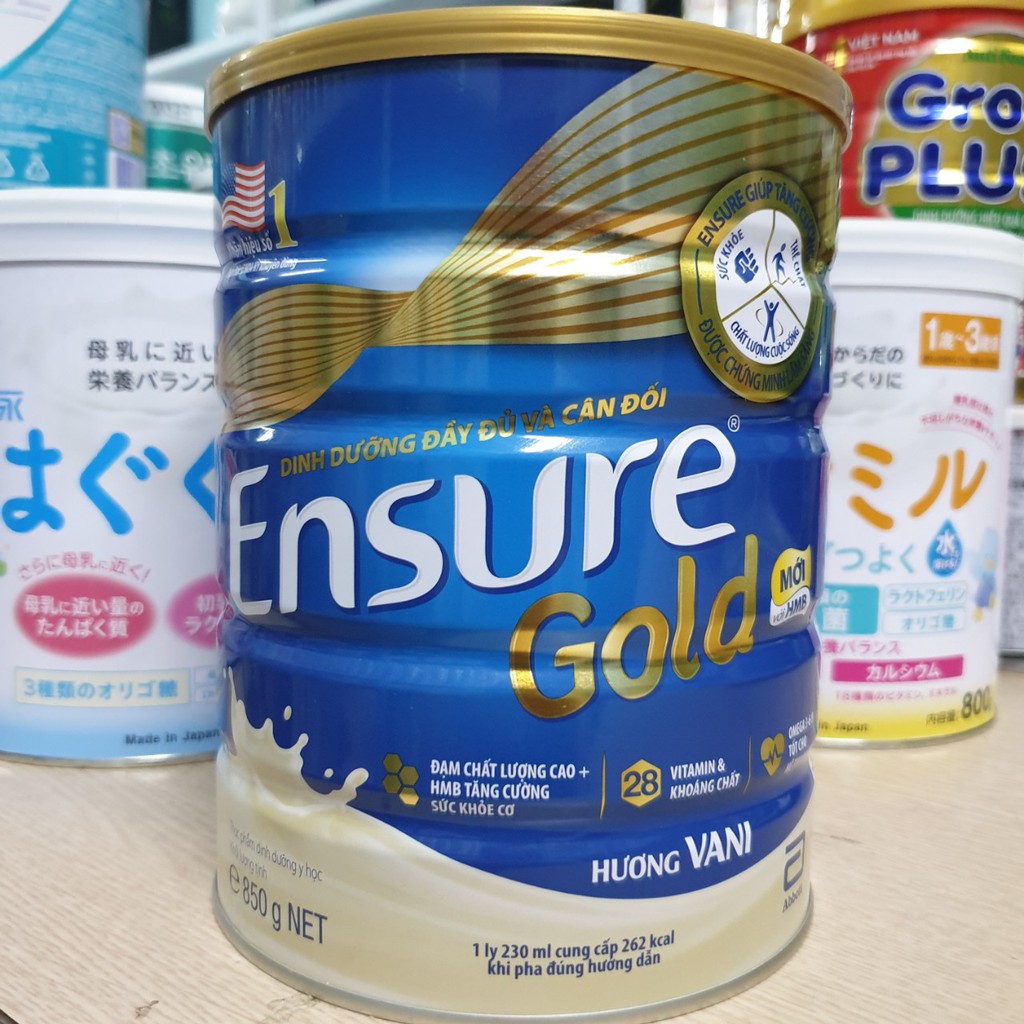 Ensure Gold Hương Vani 900g Date 2023