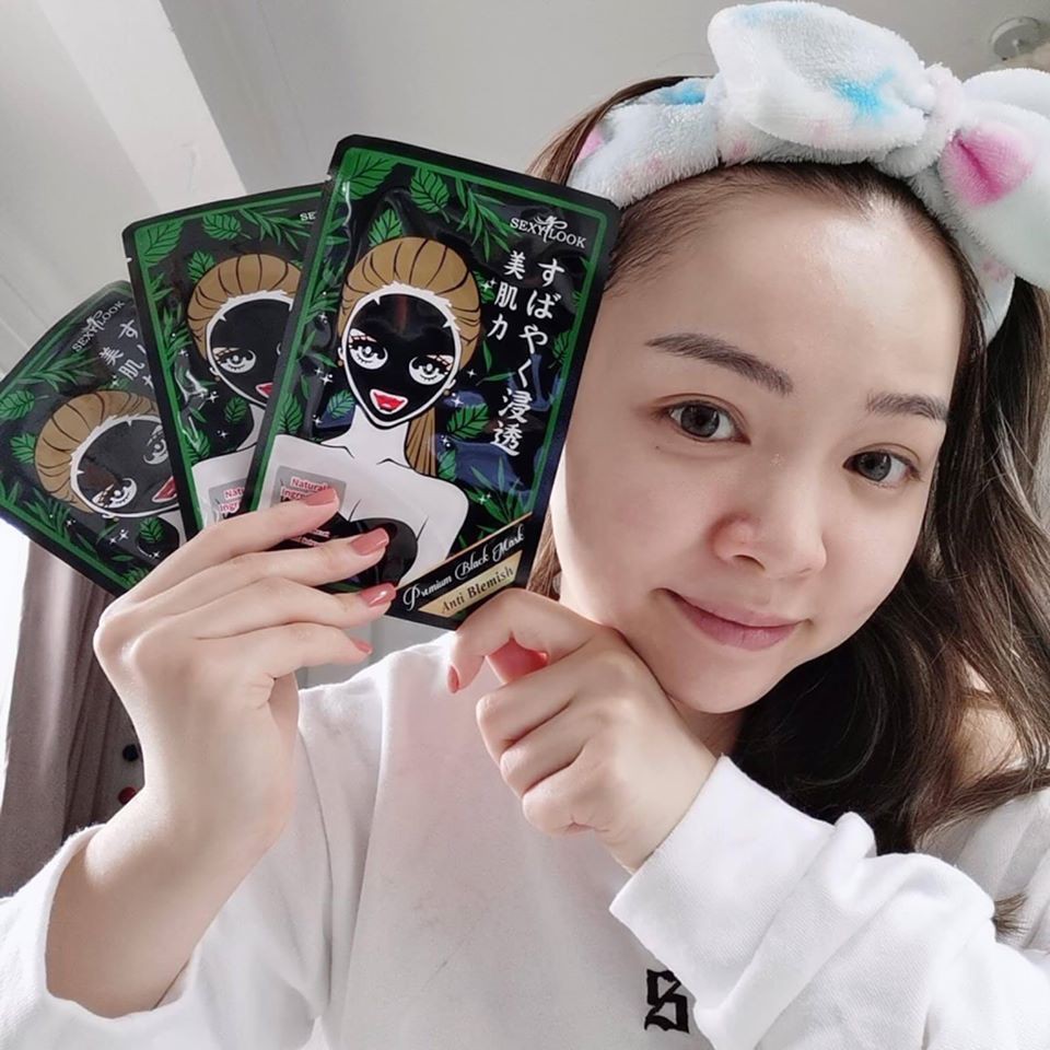 Mặt nạ tràm trà Sexy Look Anti Blemish Black Facial Mask