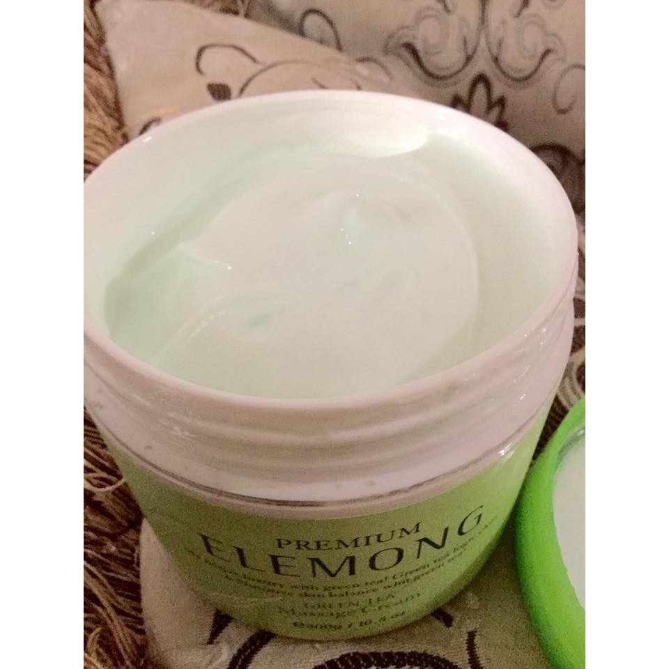 KEM MASSAGE TRÀ XANH ELEMONG GREEN TEA MASSAGE CREAM 300G CHÍNH HÃNG - 6294