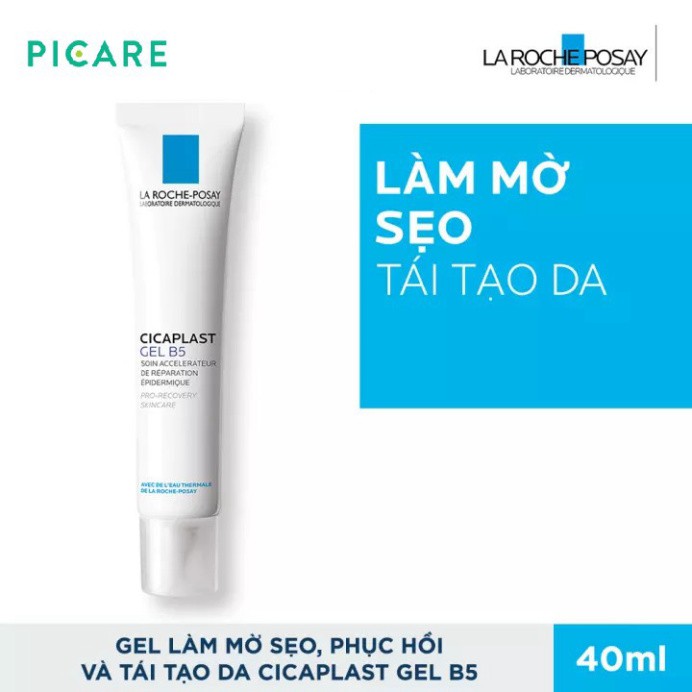 [CHÍNH HÃNG] La Roche Posay Gel Dưỡng Hỗ Trợ Tái Tạo Và Phục Hồi Da Cicaplast Gel B5 40ml