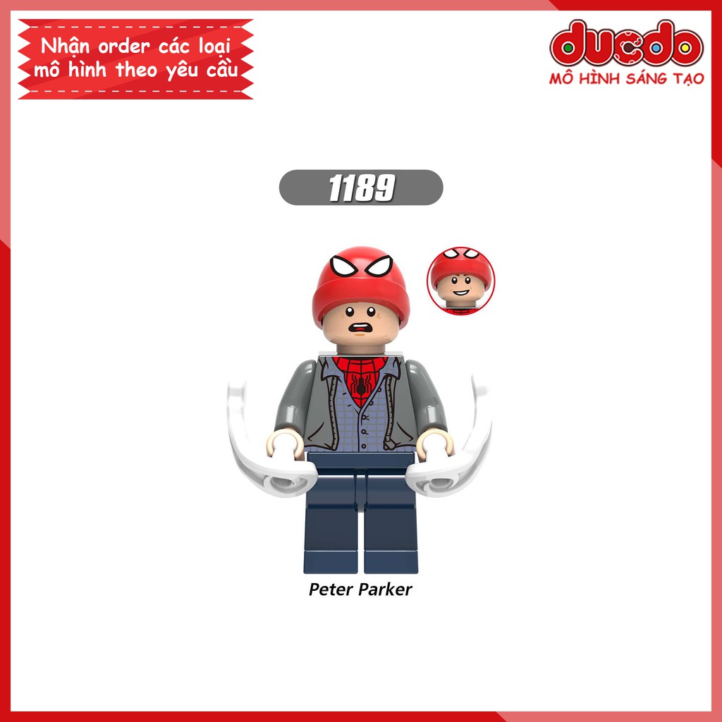 Minifigures các nhân vật trong Người nhện xa nhà - Đồ chơi Lắp ghép Xếp hình Mô hình Mini Spider Man Iron Man XINH X0249