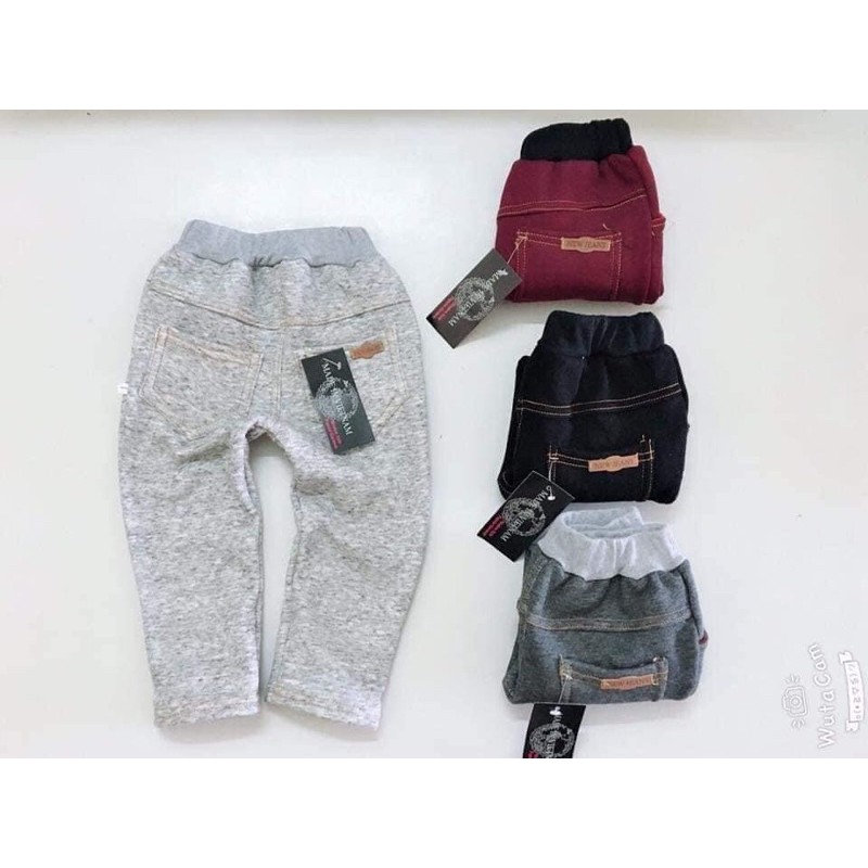 QUẦN LÓT LÔNG GIẢ JEANS CHO BÉ TRAI GÁI