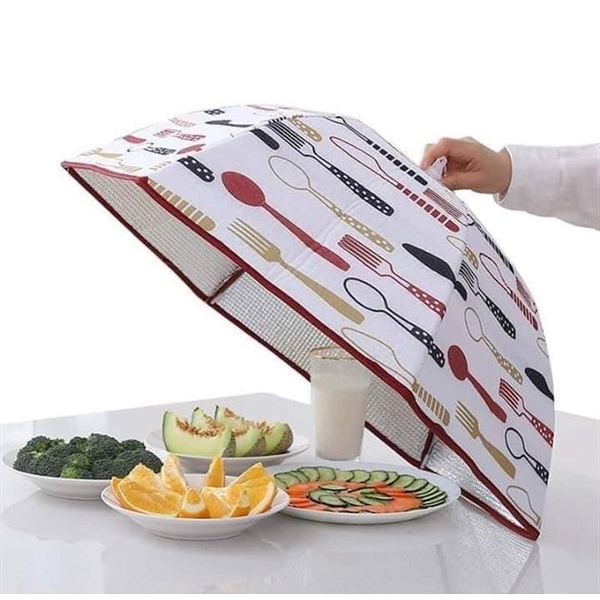 Lồng Bàn Đậy Thức Ăn Giữ Nhiệt, Chống Bụi Và Côn Trùng Cỡ Lớn Có Thế Gấp Gọn 101246