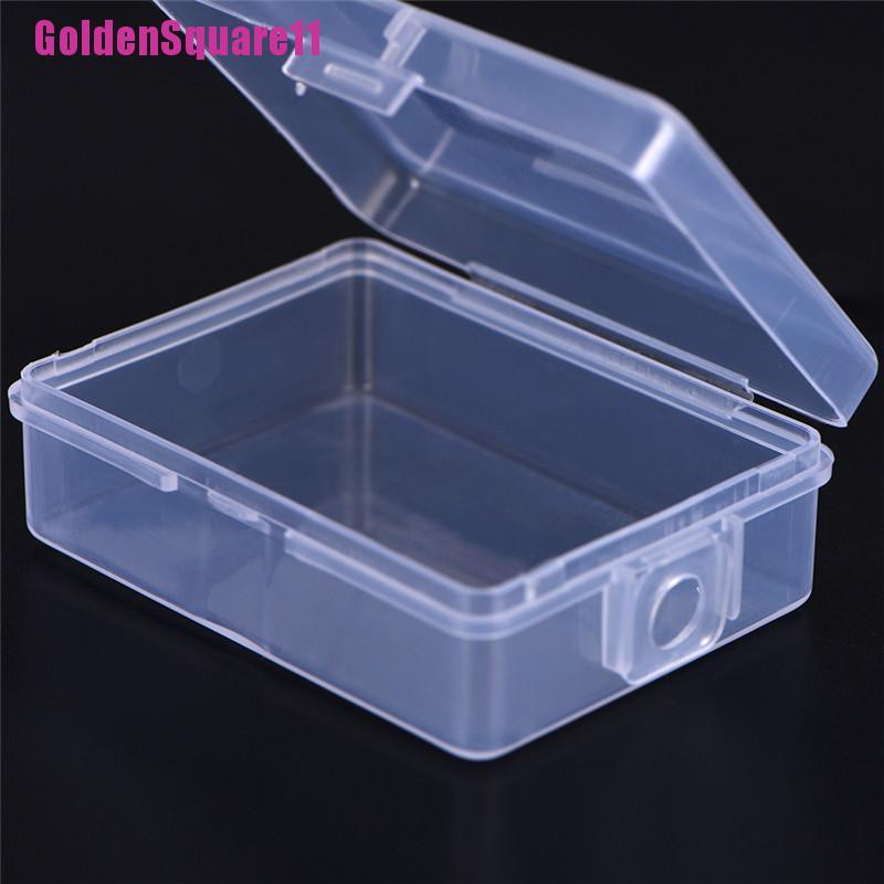 Set 2 Hộp Nhựa Trong Suốt Hình Vuông Đa Năng
