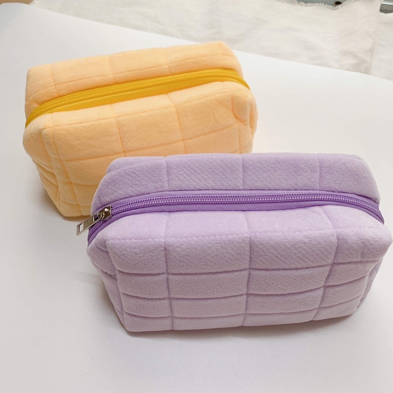 Hộp bút vải màu pastel - Túi đựng bút siêu to