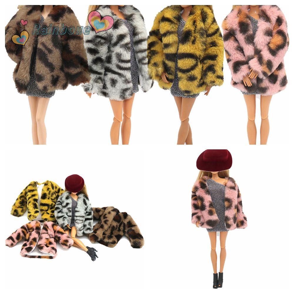 Leopard Coat 29cm Doll Clothes
