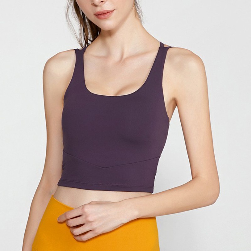 Lululemon  Áo Ngực Thể Thao Nữ 5 Màu Sắc   Có Miếng Đệm w03