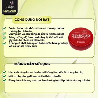 Kem chống nẻ gót chân glysolid hautbasam nội địa đức
