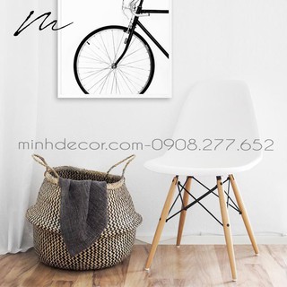 Ghế dựa chân gỗ màu trắng Eames
