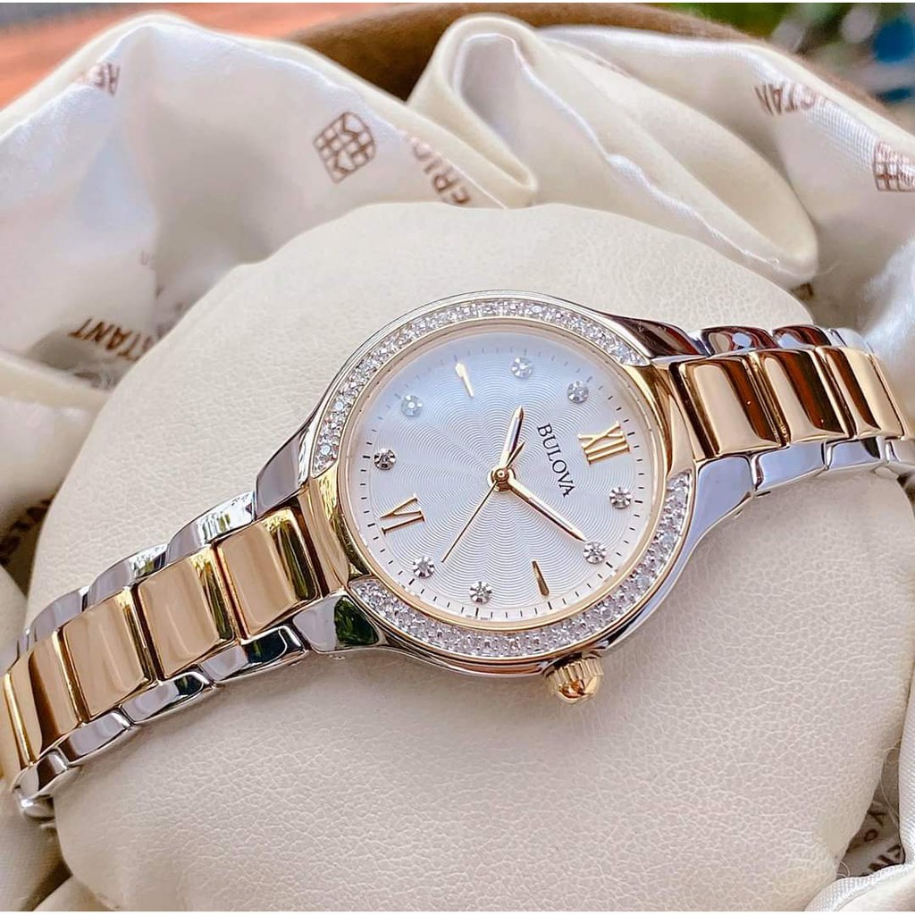Đồng hồ nữ cao cấp Bulova #98R221