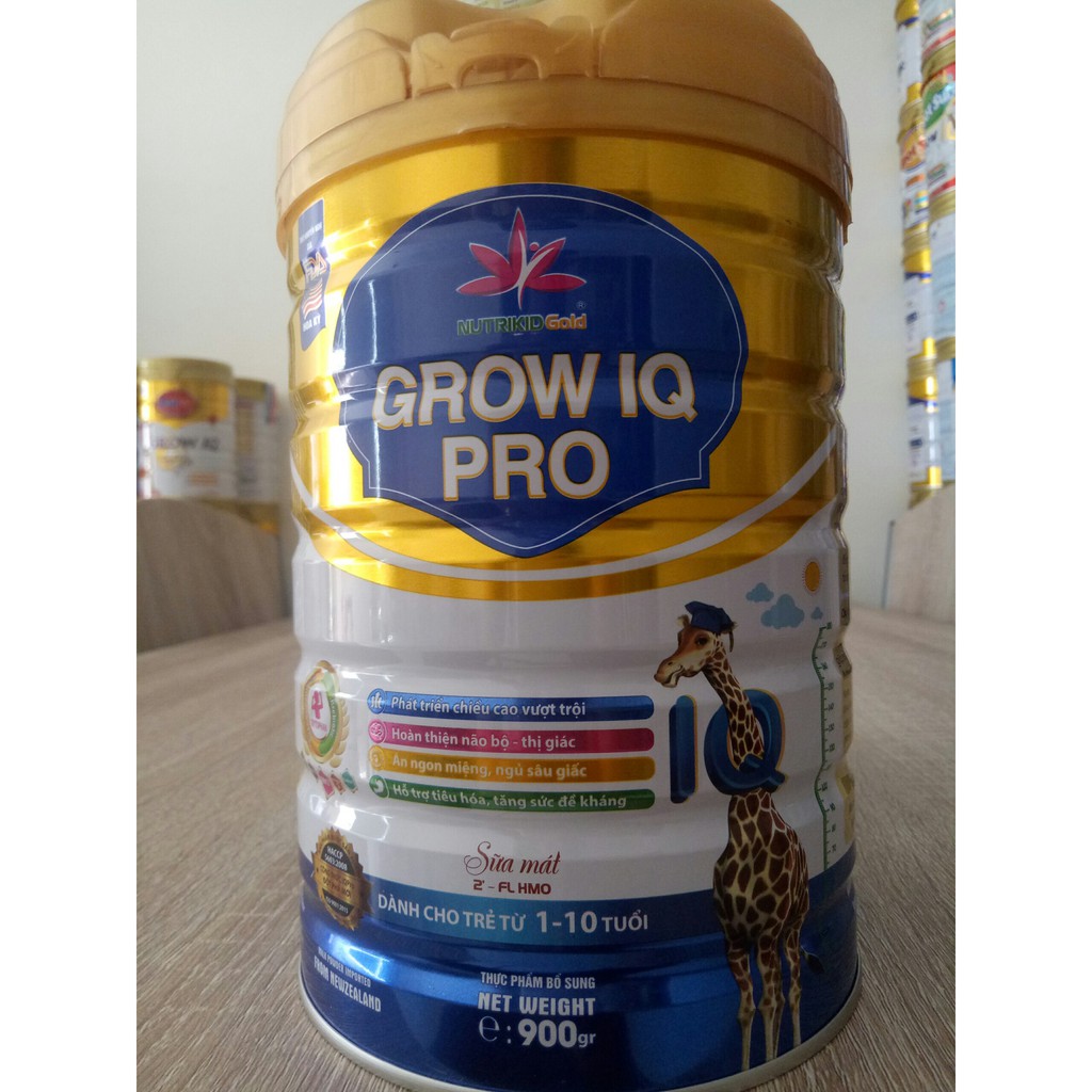 Sữa phát triển chiều cao Grow IQ MK7 900g trẻ từ 1 – 10 tuổi