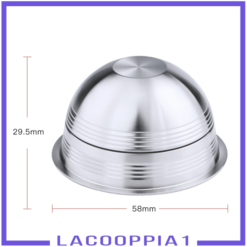 [LACOOPPIA1]Coffee Capsule Pod Cup w/ Lid for Vertuolline ENV135S 240ML