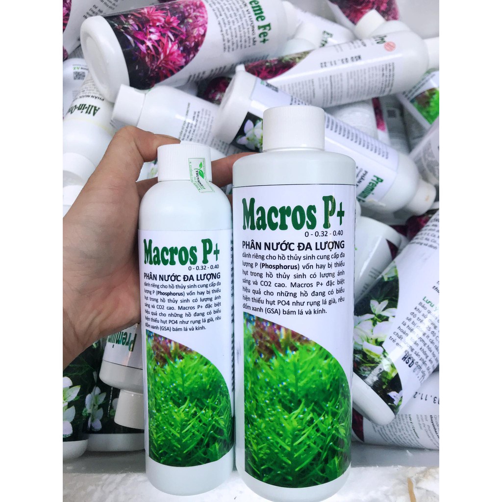 Macros P+ (230ml) - Phân Nước Bổ Sung Phosphorus Cho Bể Thuỷ Sinh [Thủy Sinh AZ]