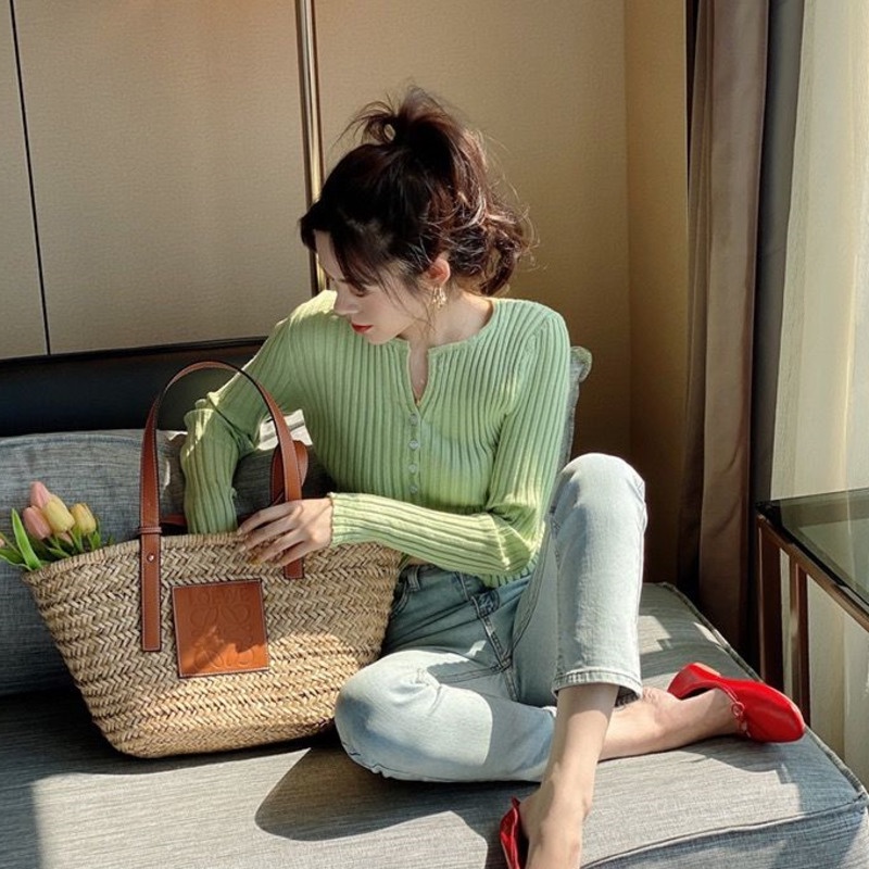 Áo Khoác cardigan Cổ Chữ V Mẫu Mới 2022